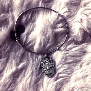 Alex and Ani Calavera Charm Bangle